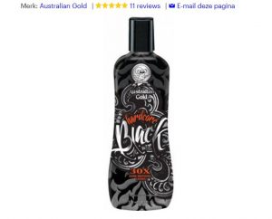 zonnebank creme bronzer