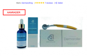 dermaroller van titanium