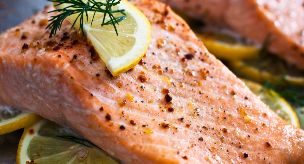 zalm uit de oven