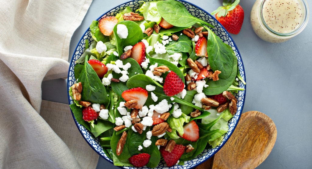 keto aardbeisalade